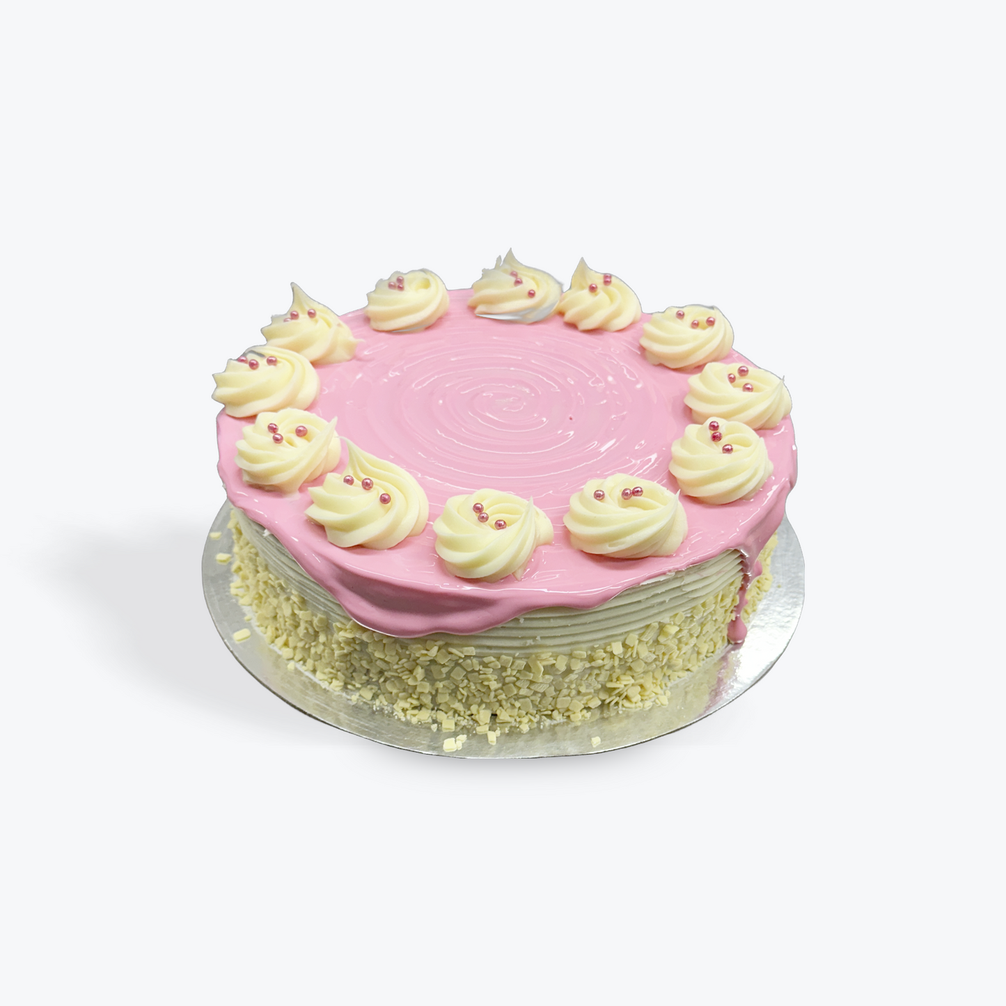 Strawberry Swirl Mud Cake