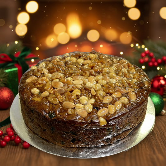 Christmas Cake with Nuts