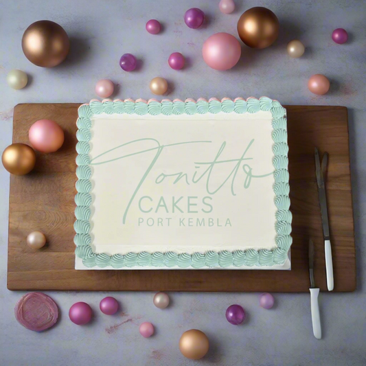 1/2 Slab Celebration Cake