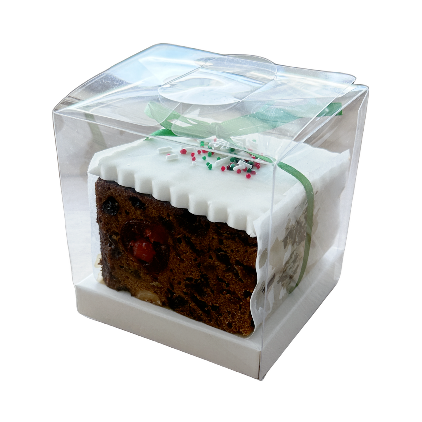 Individual Christmas Cake
