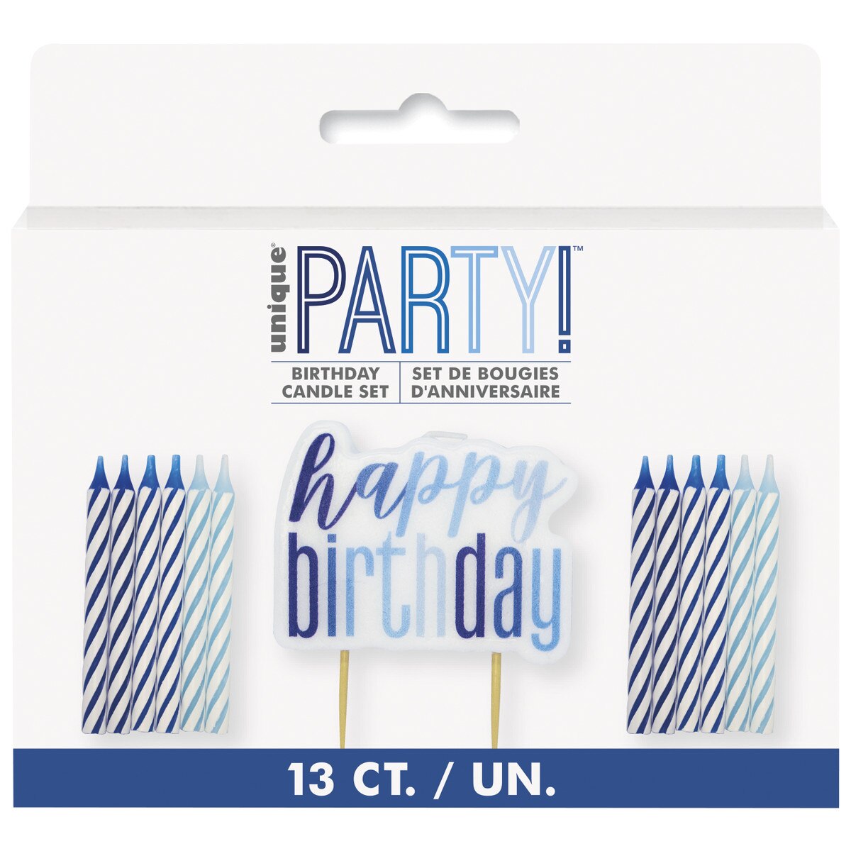Happy Birthday candle and 12 spirals