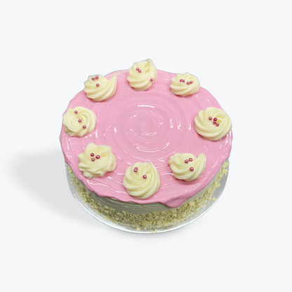 Strawberry Swirl Mud Cake