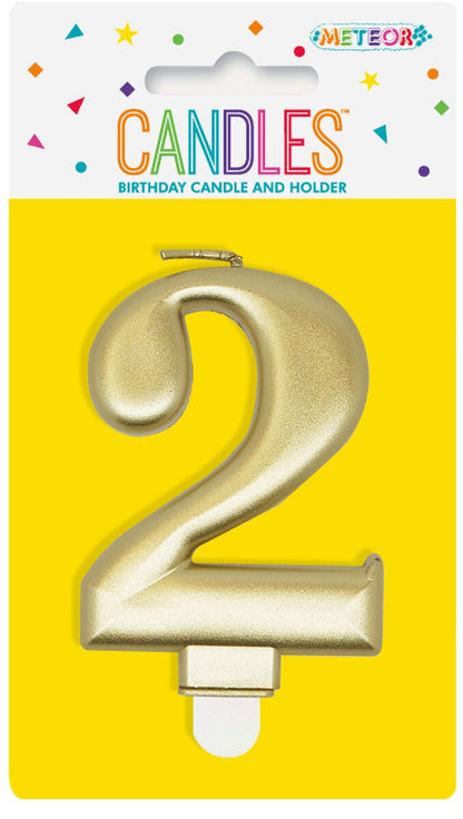Gold Metalic Candles