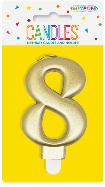 Gold Metalic Candles